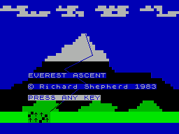 Everest Ascent (1983)(Richard Shepherd Software)